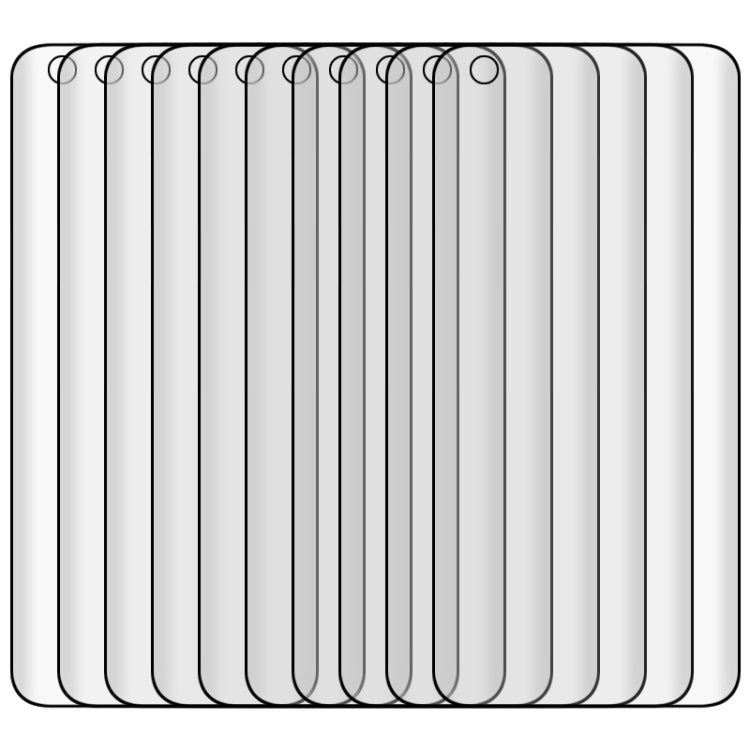 25 PCS For Xiaomi Mi 10 5G 9H HD 3D Curved Edge Tempered Glass Film (Black)