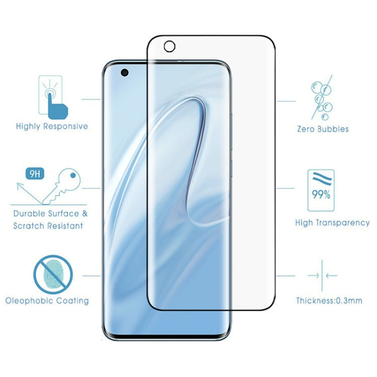 25 PCS For Xiaomi Mi 10 5G 9H HD 3D Curved Edge Tempered Glass Film (Black) -  by PMC TechLife | Online Shopping South Africa | PMC TechLife
