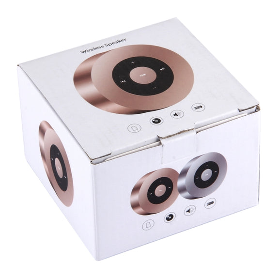 A8 Portable Stereo Bluetooth Speaker Built-in MIC, Support Hands-free Calls / TF Card / AUX IN (Pink)