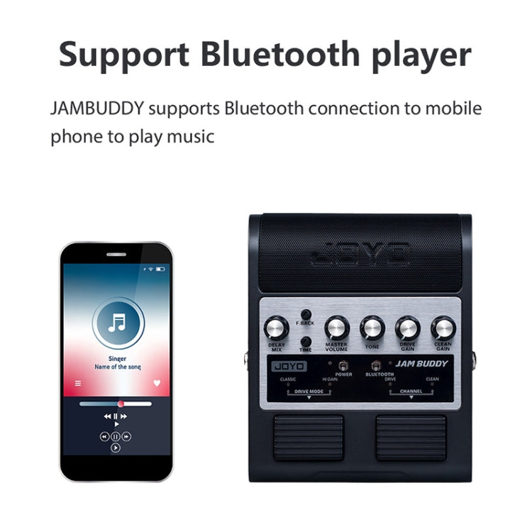 JOYO JAM BUDDY Bluetooth 4.0 Dual Channel with Effector Charging Guitar Small Speaker(Orange) - free shipping - PMC TechLife - Order now!