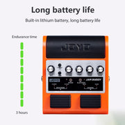 JOYO JAM BUDDY Bluetooth 4.0 Dual Channel with Effector Charging Guitar Small Speaker(Orange)