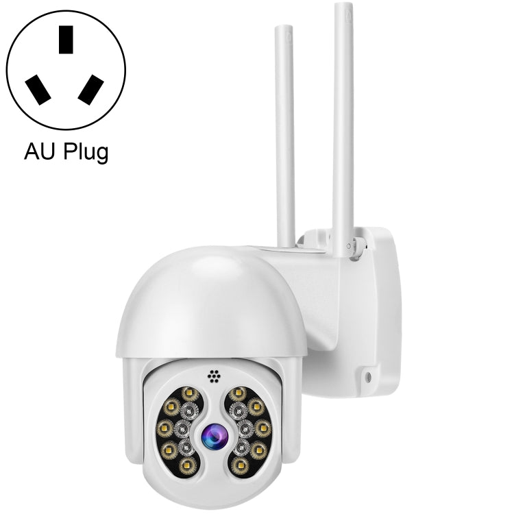 Tuya QX56 3.0 Million Pixels IP66 Waterproof 2.4G Wireless IP Camera, Support Amazon Alexa & Google Home & Motion Detection & Two-way Audio & Full Color Night Vision & TF Card, AU Plug - Dome Camera by PMC TechLife | Online Shopping South Africa | PMC TechLife