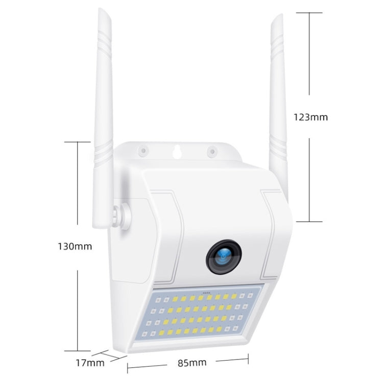 DP11 2 Megapixel IP66 Waterproof Wall Light Wireless IP Camera, Support Multiple Night Vision & Mobile Phone Remote Monitoring & Voice Intercom & Motion Detection / Alarm & 128GB Memory Card - free shipping - PMC Jewellery - Order now!