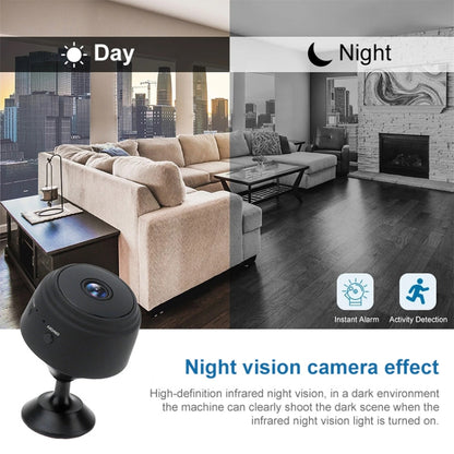 A9+ 1080P WiFi Remote Wireless Camera, Support Night Vision & Motion Detection & TF Card, Broadcom Bluetooth Solution(Black) - Mini Camera by PMC Jewellery | Online Shopping South Africa | PMC Jewellery | Buy Now Pay Later Mobicred