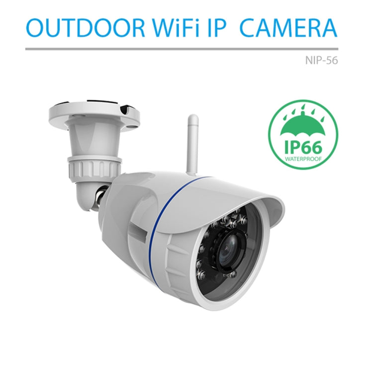 NEO NIP-56AI Outdoor Water-resistant WiFi IP Camera, with IR Night Vision & Mobile Phone Remote Control