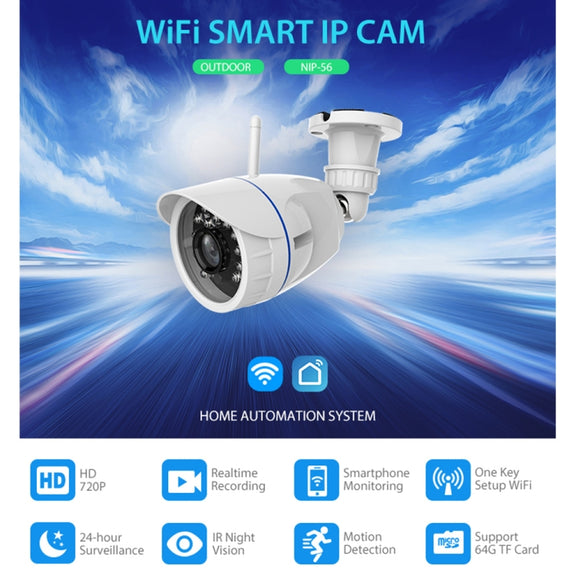 NEO NIP-56AI Outdoor Water-resistant WiFi IP Camera, with IR Night Vision & Mobile Phone Remote Control