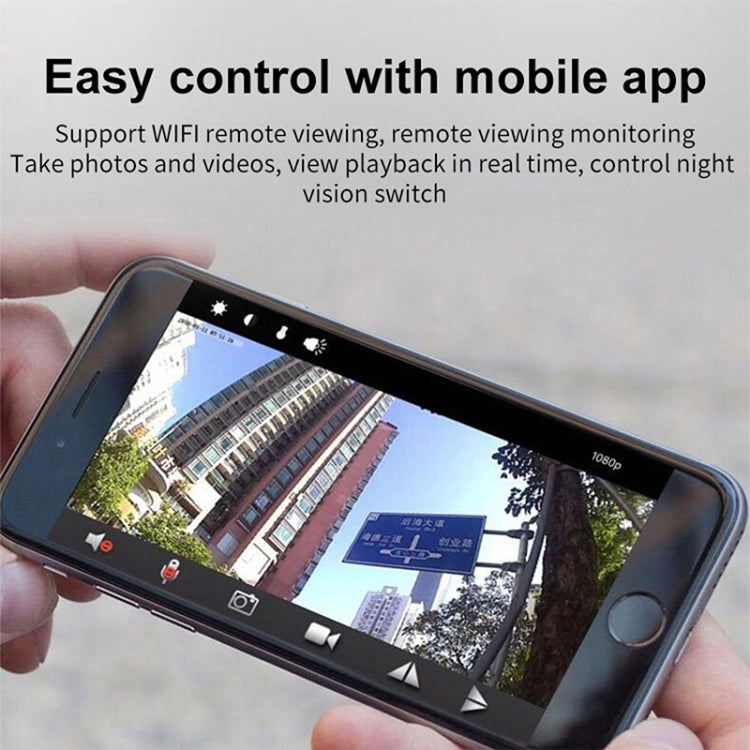 A9 1080P Wifi Wireless Network Camera Wide-angle Recorder(Black)