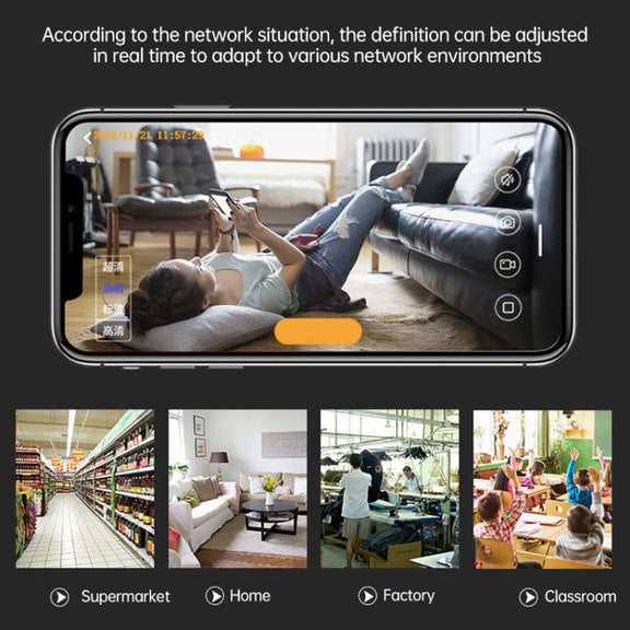 A9 1080P Wifi Wireless Network Camera Wide-angle Recorder(Black)