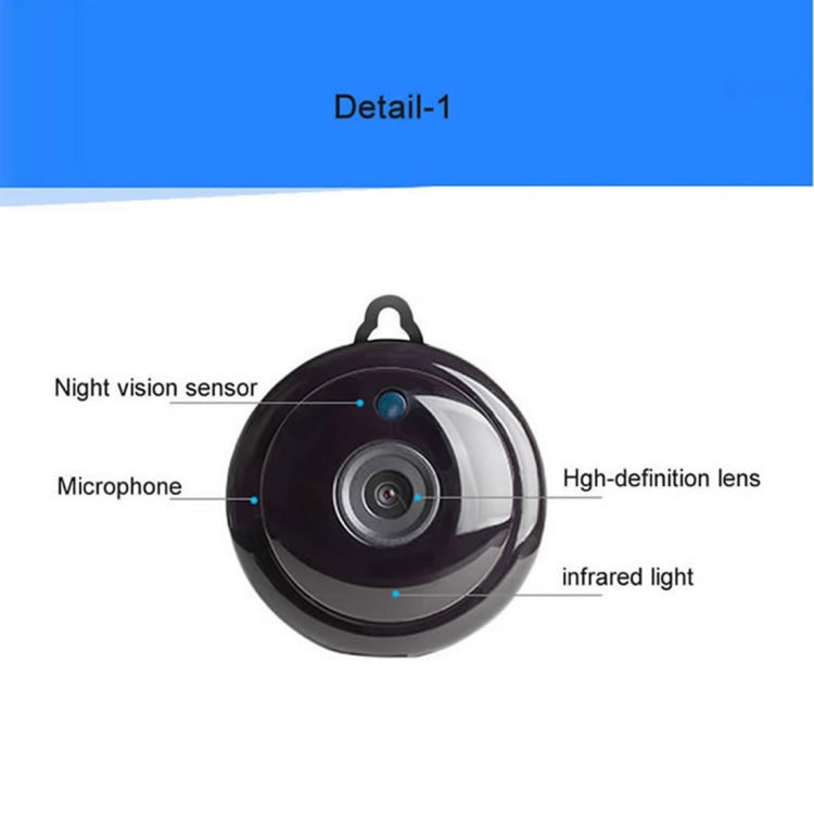 Anpwoo MN001 3518Ev200 1.0 MP Mini HD WiFi IP Camera with 6 PCS Infrared LEDs, Support Motion Detection & Night Vision & TF Card(Max 64GB) - free shipping - PMC TechLife - Order now!