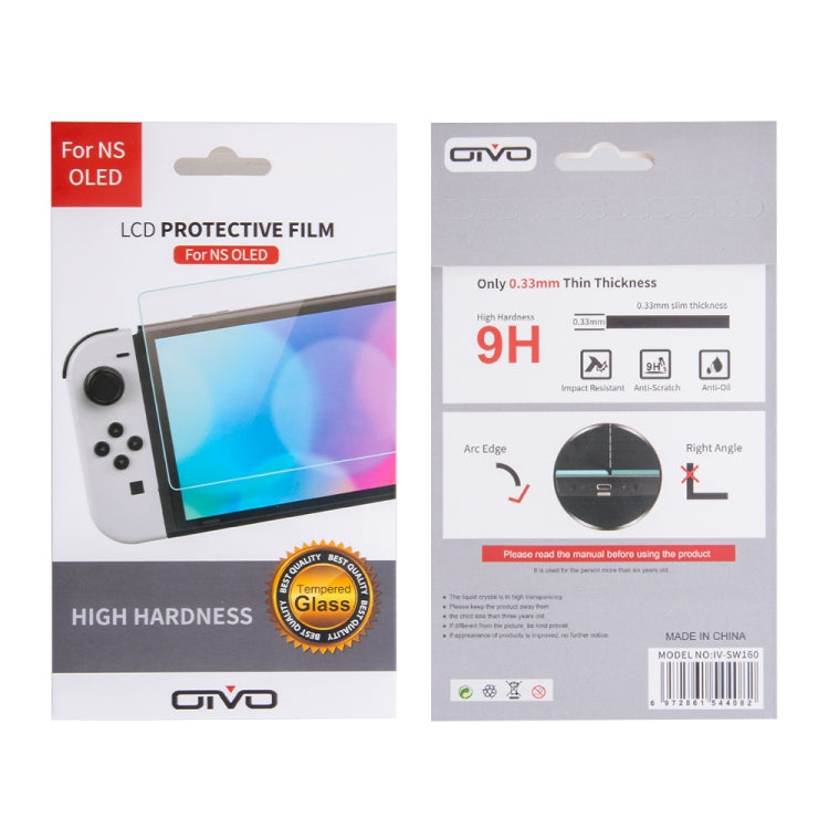 OIVO IV-SW160 0.33mm Thickness 9H Hardness Screen Tempered Glass Film for Nintendo Switch OLED - Tempered Glass by OIVO | Online Shopping South Africa | PMC TechLife
