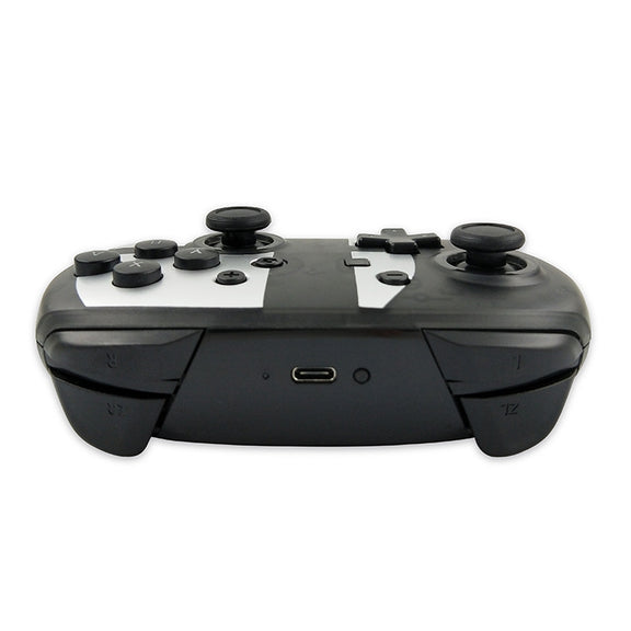 Wireless Game Pro Controller With Screenshot Vibration Function for Nintendo Switch(White)