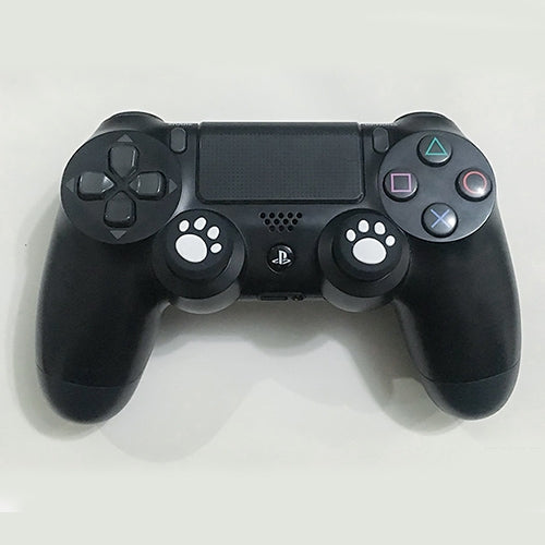 4 PCS Cute Cat Paw Silicone Protective Cover for PS4 / PS3 / PS2 / XBOX360 / XBOXONE / WIIU Gamepad Joystick(Green) - Cases by PMC TechLife | Online Shopping South Africa | PMC TechLife