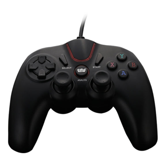 Wired Game Controller Gamepad Handle for PS3 / Compute(Black)