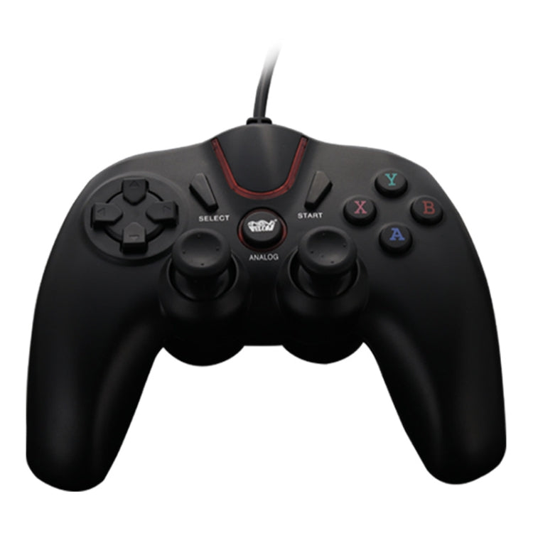 Wired Game Controller Gamepad Handle for PS3 / Compute(Black)