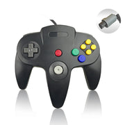 For Nintendo N64 Wired Game Controller Gamepad(Black)