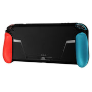 TPU Shell Handle Grip with Game Card Slot Anti-Shock Cover Silicone Case for Nintendo Switch, with Logo
