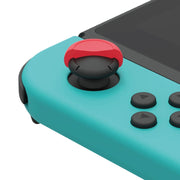 Left + Right Gamepad Rocker Cap Button Cover for NS Pro / PS4(Green+Red)