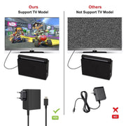 AC Adapter Charger for Nintend Switch, EU Plug