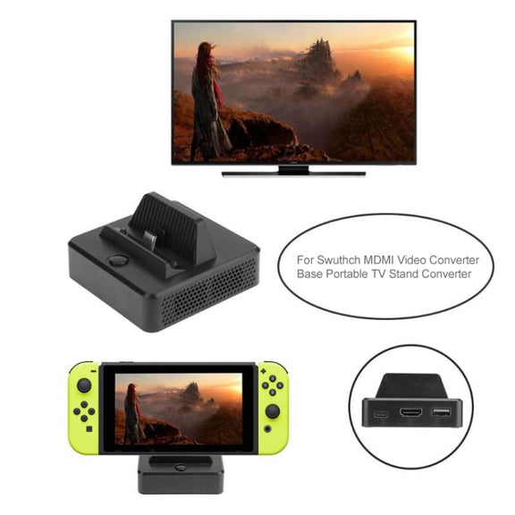 Multi-function Video Base Converter Station with Holder for Switch