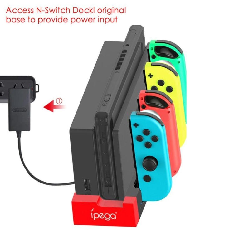 iPega PG-9186 Game Controller Charger Charging Dock Stand Station Holder with Indicator for Nintendo Switch Joy-Con - free shipping - PMC Jewellery - Order now!