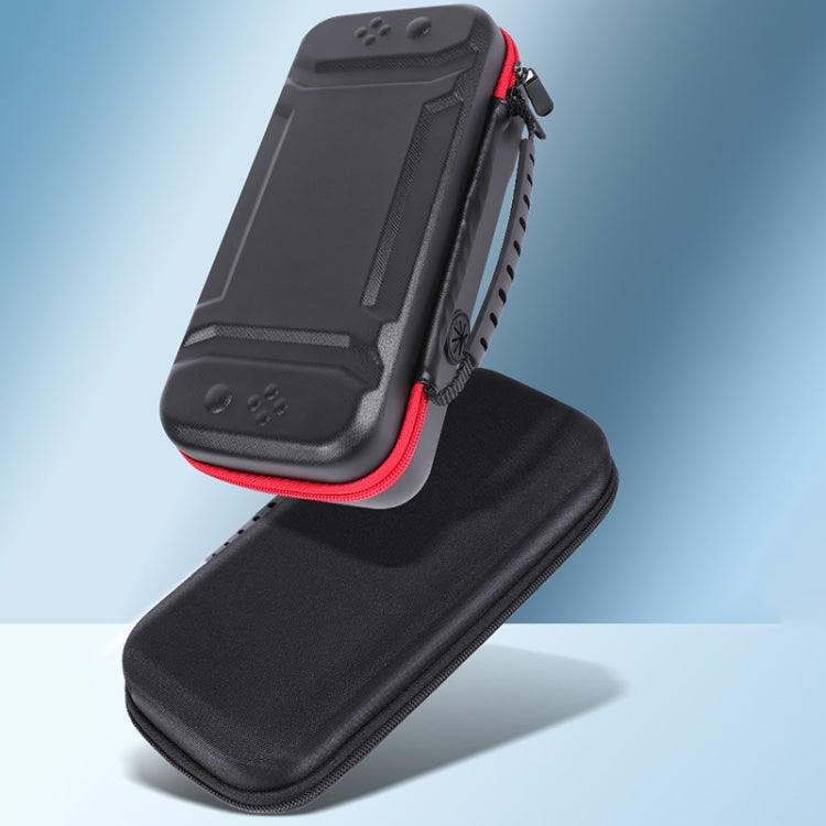 Portable EVA Storage Bag Protective Case Handbag with Holder Function for Nintendo Switch Console, Size: 26x12.5x7cm(Black Red) - Bags by PMC TechLife | Online Shopping South Africa | PMC TechLife