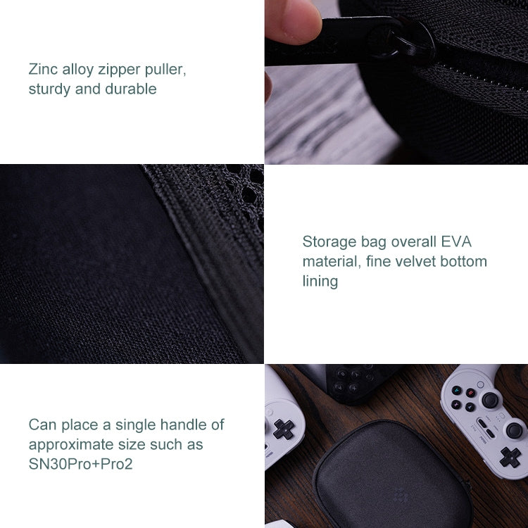 8Bitdo Gamepad Storage Bag for SN30 PRO 2 / SN30 PRO+(Black) - Other Accessories by 8BitDo | Online Shopping South Africa | PMC Jewellery | Buy Now Pay Later Mobicred