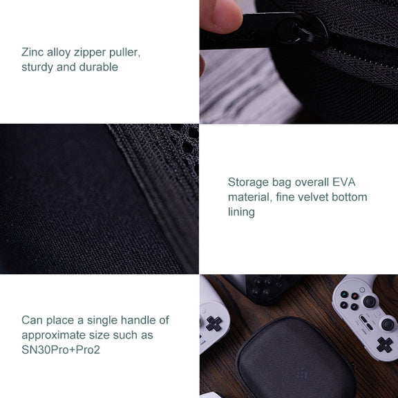 8Bitdo Gamepad Storage Bag for SN30 PRO 2 / SN30 PRO+(Black)