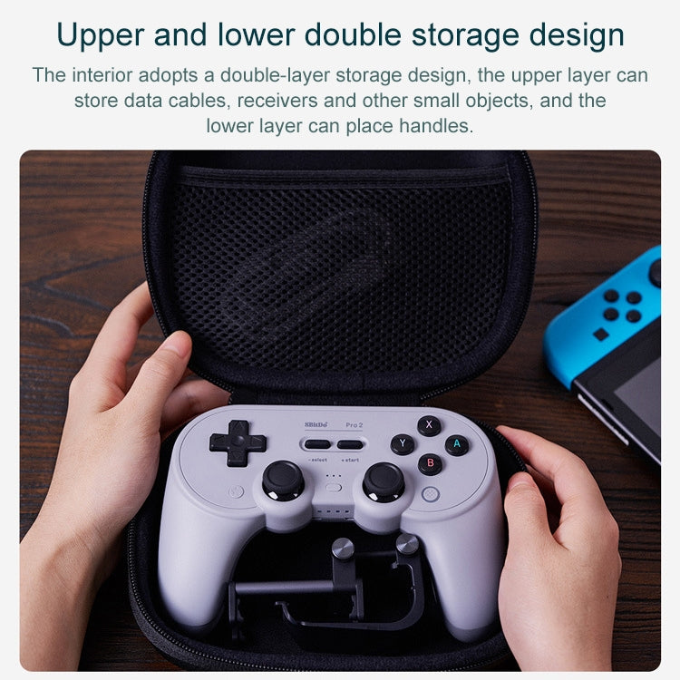 8Bitdo Gamepad Storage Bag for SN30 PRO 2 / SN30 PRO+(Black)