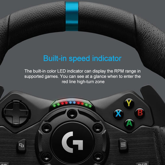 Logitech G923 Game Racing Steering Wheel Pedal Shift Lever for PS5 / PS4 / PC