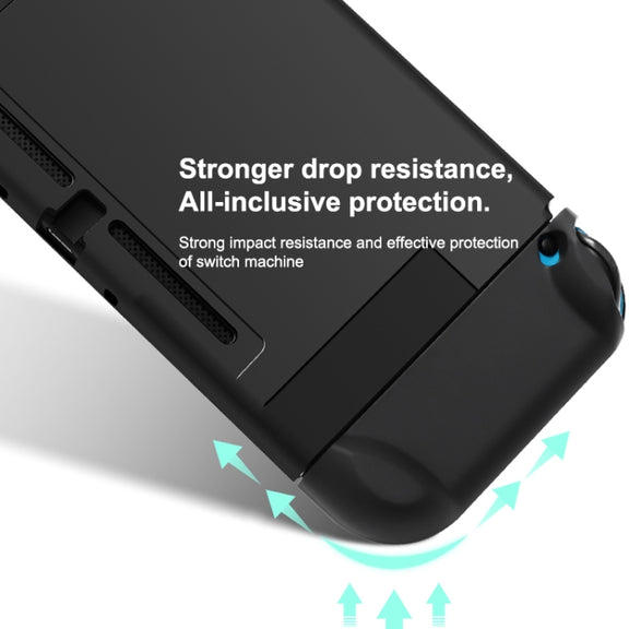 For Nintendo Switch Pure Color Shockproof TPU Case(Yellowish-brown)