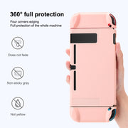 For Nintendo Switch Pure Color Shockproof TPU Case(Yellowish-brown)