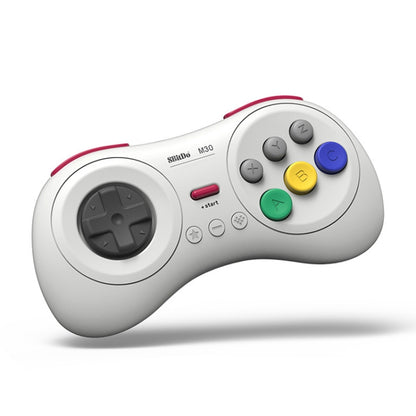 8BitDo M30 Bluetooth Gamepad for Nintendo Switch, Mac OS, Android, Steam, Windows (White) - free shipping - PMC Jewellery - Order now!