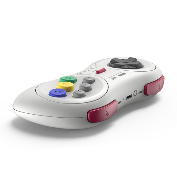 8BitDo M30 Bluetooth Gamepad for Nintendo Switch, Mac OS, Android, Steam, Windows (White)