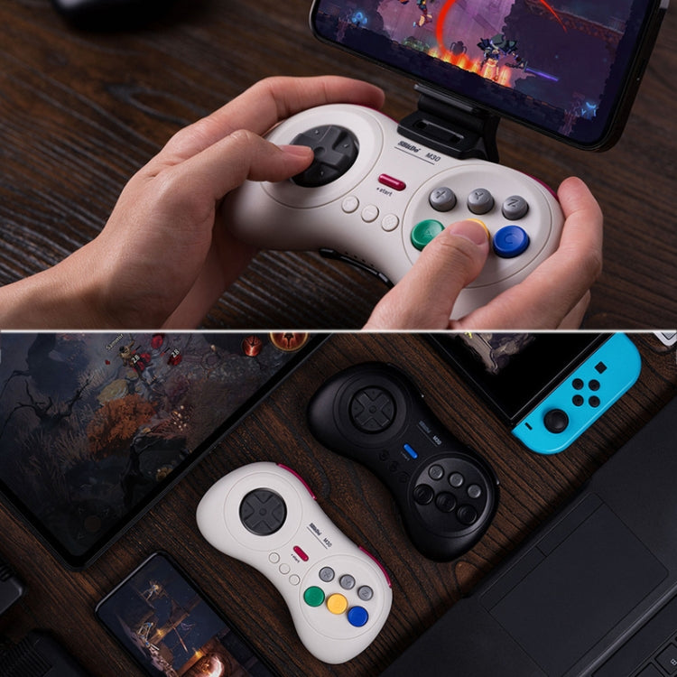 8BitDo M30 Bluetooth Gamepad for Nintendo Switch, Mac OS, Android, Steam, Windows (White) - free shipping - PMC Jewellery - Order now!