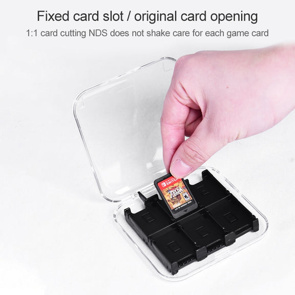 12 in 1 Box Memory Card Holder Box for Nintendo Switch(Silver)