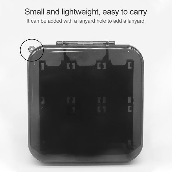 12 in 1 Box Memory Card Holder Box for Nintendo Switch(Silver)