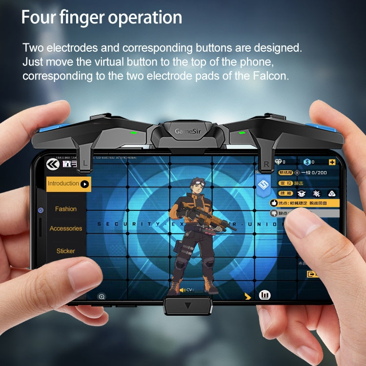 GameSir F4 Foldable Eagle Wing Shaped Physical Direct Connect Capacitor Gamepad Compatible with IOS & Android System Devices - free shipping - PMC Jewellery - Order now!