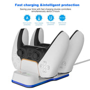 JYS P5116 Wireless Handle Dual Charging Station with Indicator Light For PS5