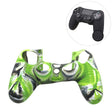 Non-slip Silicone Protective Case for Sony PS4(Black+green) - Cases by PMC TechLife | Online Shopping South Africa | PMC TechLife