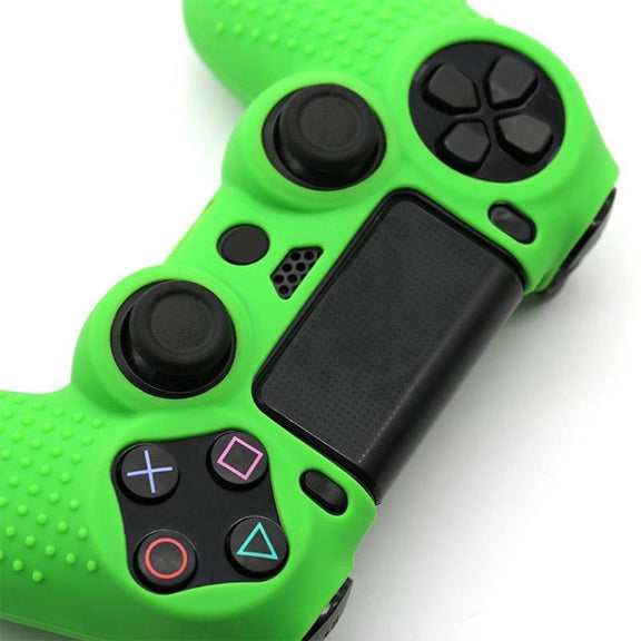 Non-slip Silicone Protective Case for Sony PS4(Blue)