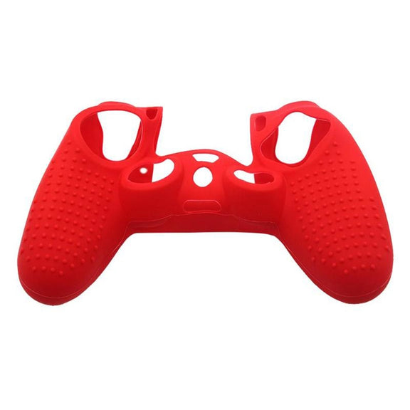 Non-slip Silicone Protective Case for Sony PS4(Red)