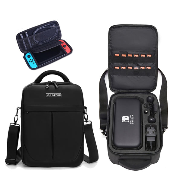 Portable Water-resistant Storage Backpack Console Case For Switch