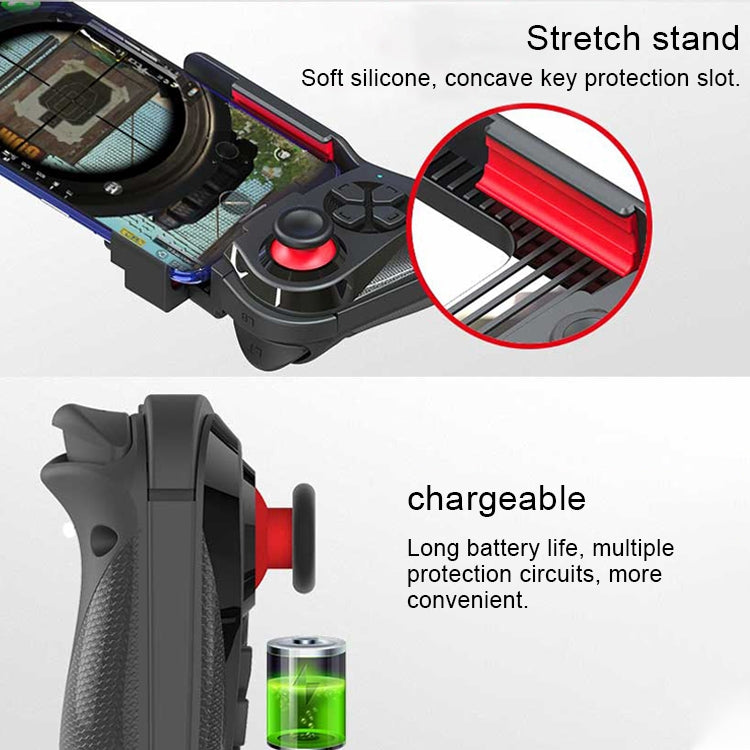 MOCUTE-059 Bluetooth 4.0 Dual-mode Left-handed Bluetooth Gamepad for 6.5-7.2-inch Phones, Supports Android / IOS Direct Connection and Direct Play - Controller Gamepad by PMC TechLife | Online Shopping South Africa | PMC TechLife