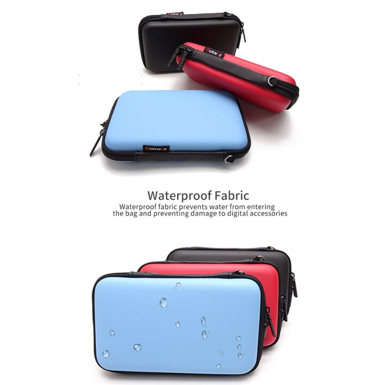GUANHE GH1316 Water-resistant Portable EVA Storage Bag(Black)