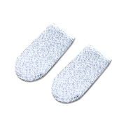 10 PCS Nylon + Conductive Fiber Non-slip Sweat-proof Mobile Phone Game Touch Screen Finger Cover for Thumb / Index Finger(White)