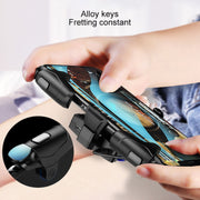 Non-slip Alloy Separable Button Mobile Phone Game Shooting Gamepad, Support Burst Mode, Suitable for 4.7-6.5 inch Mobile Phones(Black)