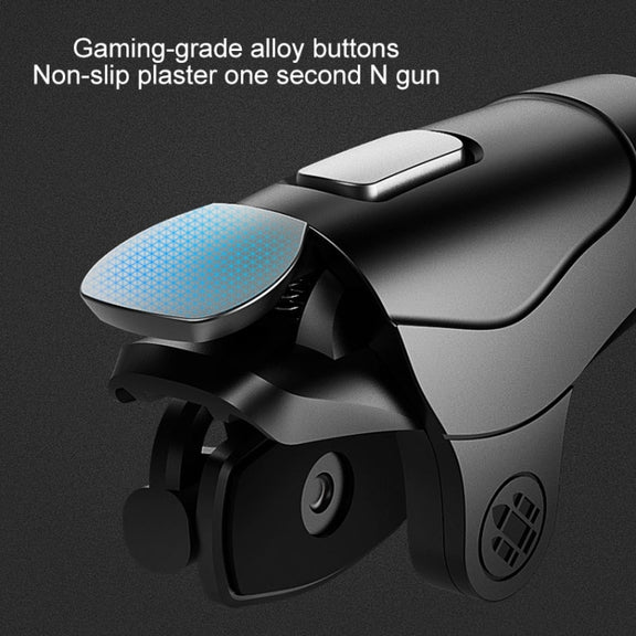Non-slip Alloy Separable Button Mobile Phone Game Shooting Gamepad, Support Burst Mode, Suitable for 4.7-6.5 inch Mobile Phones(Black)