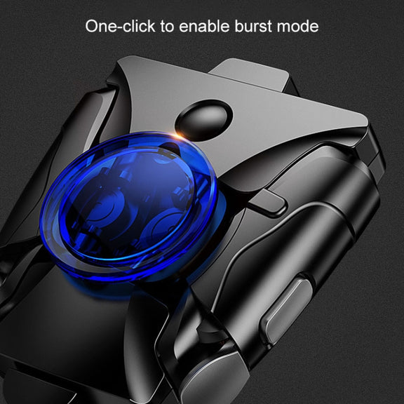 Non-slip Alloy Separable Button Mobile Phone Game Shooting Gamepad, Support Burst Mode, Suitable for 4.7-6.5 inch Mobile Phones(Black)
