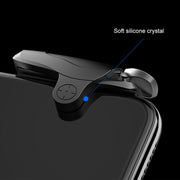 Non-slip Alloy Separable Button Mobile Phone Game Shooting Gamepad, Support Burst Mode, Suitable for 4.7-6.5 inch Mobile Phones(Black)