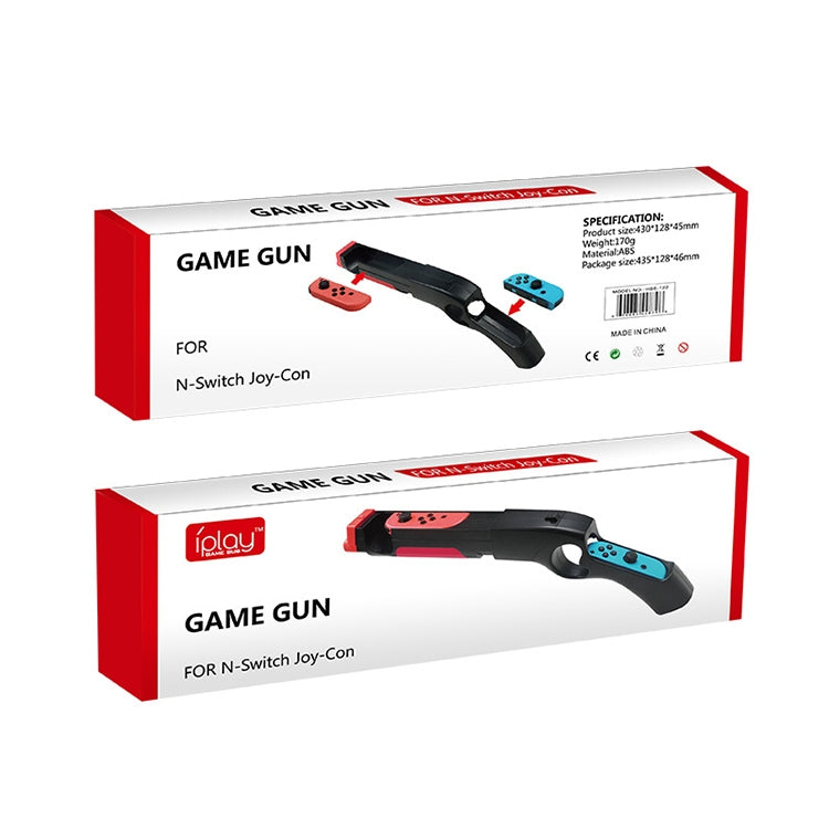 iplay HBS-122 Shooting Game Gun Handle Holder for Nintendo Switch Joy-Con